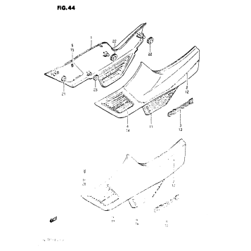 FRAME COVER (GS1150EF/EF2/EG)