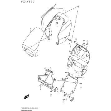 HEADLAMP COVER (VZR1800BZ)(KEL)