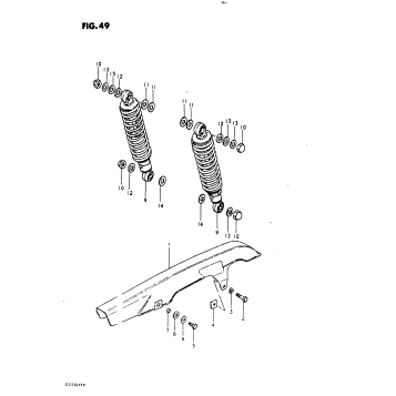 CHAIN CASE - SHOCK ABSORBER