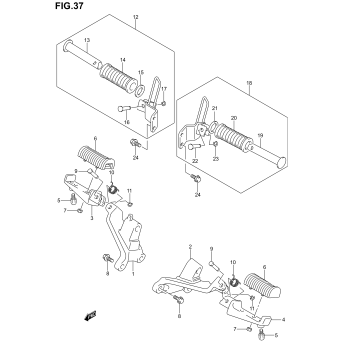 FOOTREST (MODEL K1/K2/K3/K4)