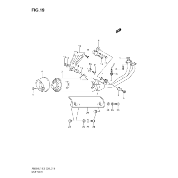 MUFFLER (AN650A L1 E28)
