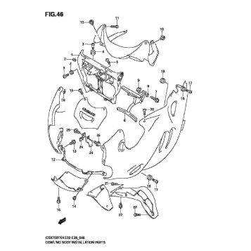 COWLING BODY INSTALLATION PARTS