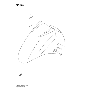 FRONT FENDER (AN650 L1 E3)