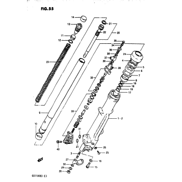 FRONT DAMPER (GS1100EZ)