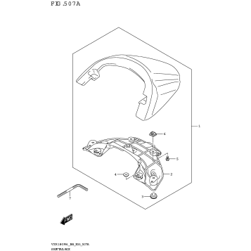 SEAT TAIL BOX (VZR1800)