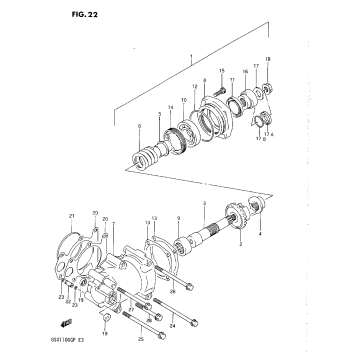 SECONDARY DRIVE GEAR (M)