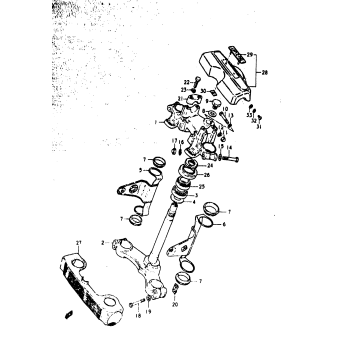 STEERING STEM (GS1000C