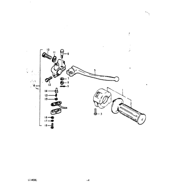 RH HANDLE SWITCH (GS400XC)