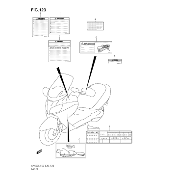 LABEL (AN650A L1 E28)