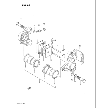 FRONT CALIPERS (MODEL G)