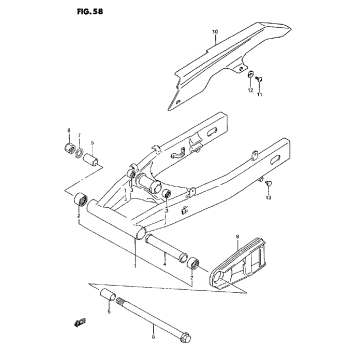 REAR SWINGING ARM (MODEL R/S)