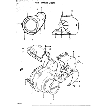 CRANKCASE LH COVER