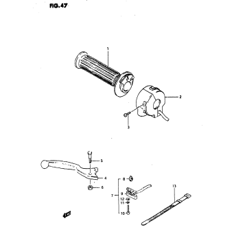 RIGHT HANDLE SWITCH (MODEL Z)