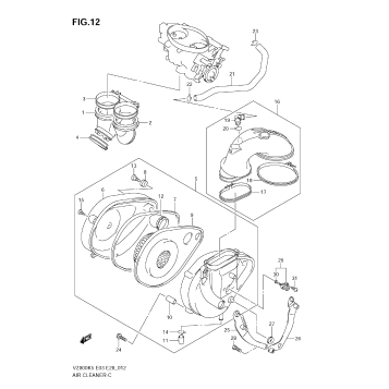 AIR CLEANER (MODEL K5/K6/K7/K8)