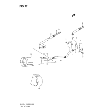 EVAP SYSTEM (DL650A L1 E33)