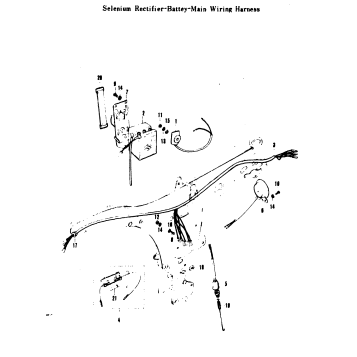 SELENIUM RECTIFIER-BATTERY-MAIN WIRING HARNESS