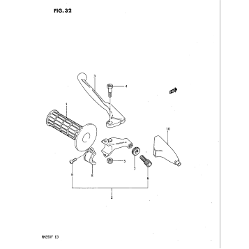 LEFT HANDLE SWITCH (MODEL E)