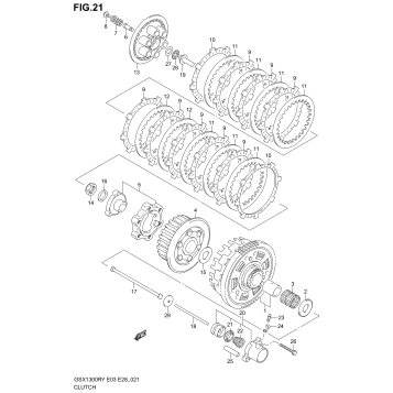 CLUTCH (MODEL X/Y/K1)