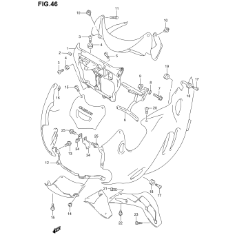 COWLING BODY INSTALLATION PARTS