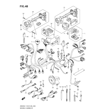 WIRING HARNESS (AN400ZA L1 E28)