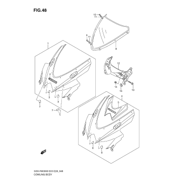 COWLING BODY (MODEL K8)