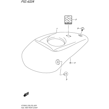 FUEL TANK FRONT COVER