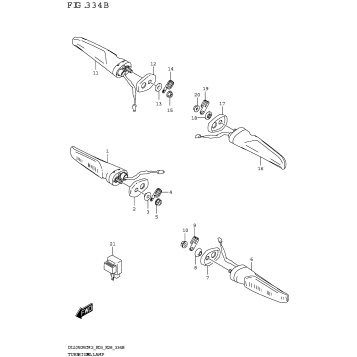 TURNSIGNAL LAMP (DL1050RC)