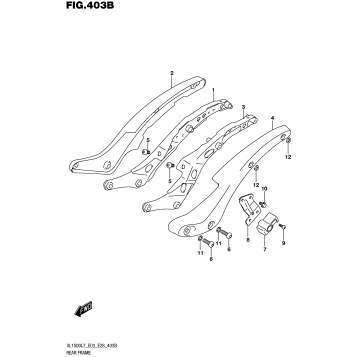 REAR FRAME (VL1500BL7 E28)