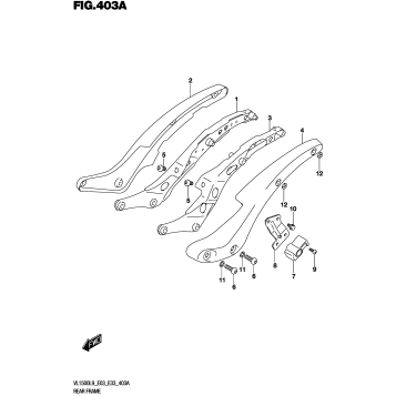 REAR FRAME (VL1500BL9 E03)