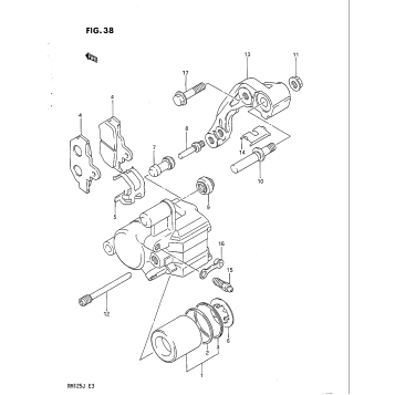 FRONT CALIPER (MODEL G)