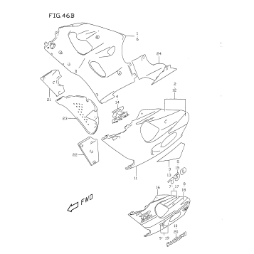 UNDER COWLING BODY (MODEL W)