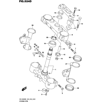 STEERING STEM (DR-Z400SM)
