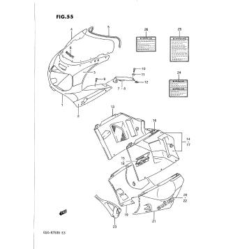 COWLING BODY (MODEL M 3SL)