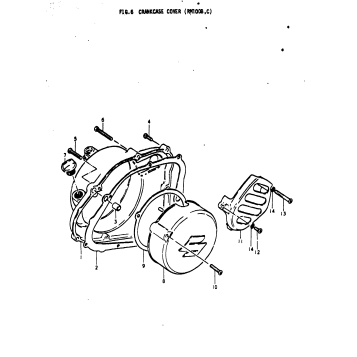 CRANKCASE COVER (RM100B