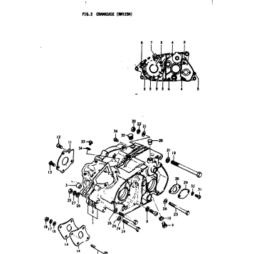 CRANKCASE (RM125M)
