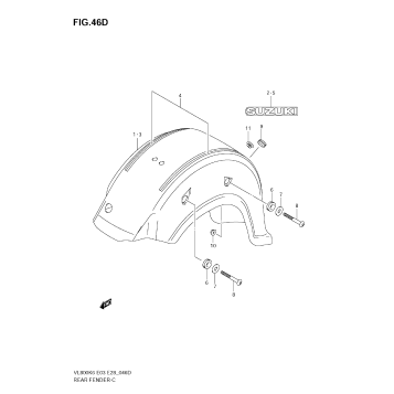 REAR FENDER (VL800TK8)