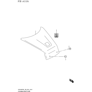 FUEL TANK FRONT COVER