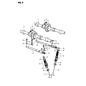 CAM SHAFT - VALVE