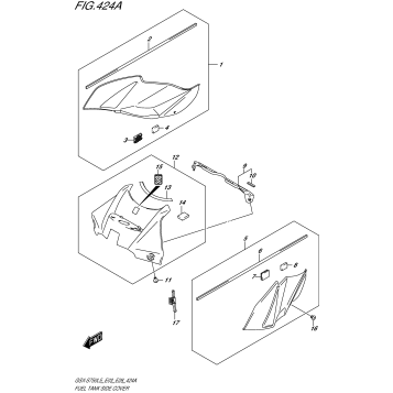 FUEL TANK SIDE COVER