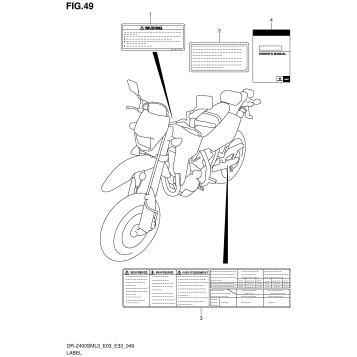LABEL (DR-Z400SML3 E03)