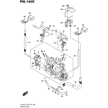 THROTTLE BODY (VL1500BL7 E33)