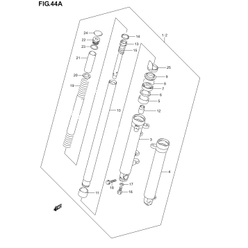 FRONT DAMPER (MODEL K4/K5/K6)