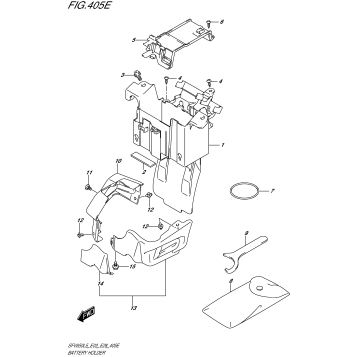 BATTERY HOLDER (SFV650AL5 E33)