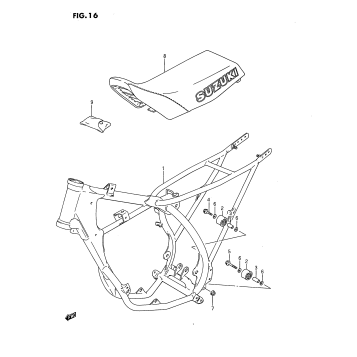 FRAME - SEAT (MODEL G)
