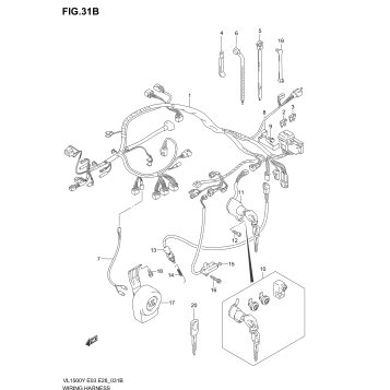 WIRING HARNESS (MODEL K3/K4)