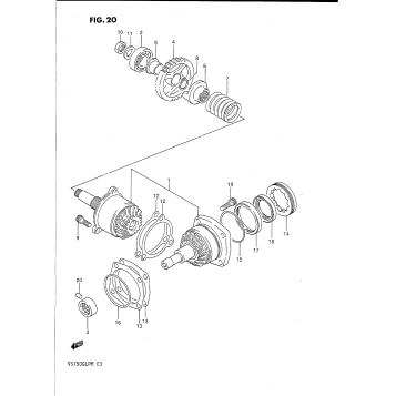 SECONDARY DRIVE GEAR