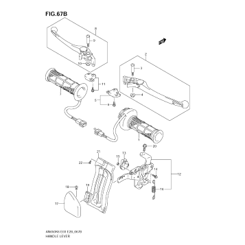 HANDLE LEVER (AN650AK9 E28)