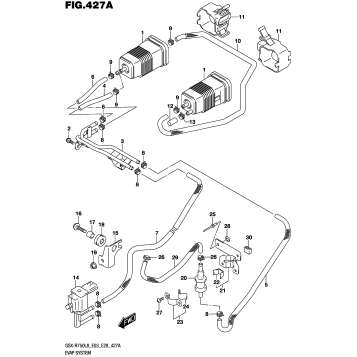 EVAP SYSTEM (GSX-R750L8 E33)
