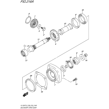 SECONDARY DRIVE GEAR