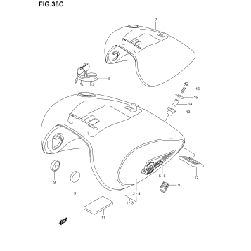 FUEL TANK (MODEL K4)